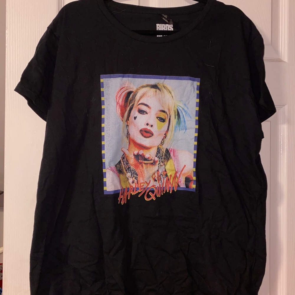 Harley Quinn BOP juniors shirt NWT 2XL